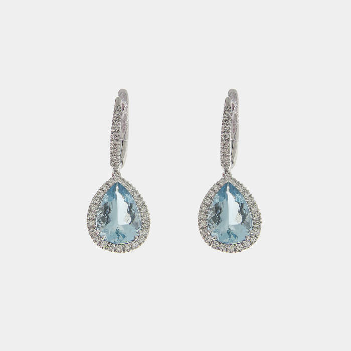 372-3573 g aqua Серьги Crivelli 372-3573